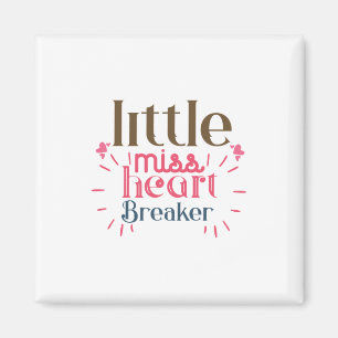 Paar Gift Little Miss Heart Magneet
