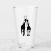 Paar Giraffe Glas (Voorkant)