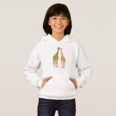 Paar Giraffe Hoodie (Voorkant volledig)
