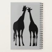 Paar Giraffe Planner met aangepaste tekst - Jaar (Achterkant)