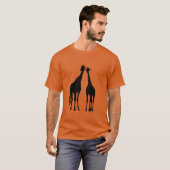 Paar Giraffe T-shirt (Voorkant volledig)