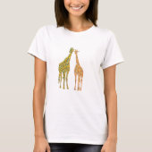 Paar Giraffe T-shirt (Voorkant)
