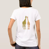 Paar Giraffe T-shirt (Achterkant)