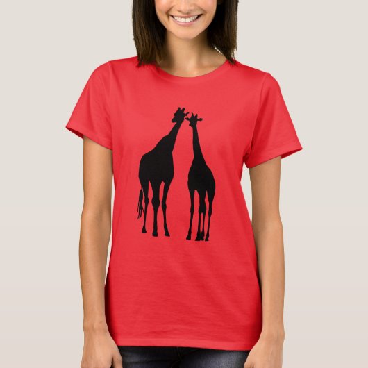 Paar Giraffe T-shirt (Voorkant)