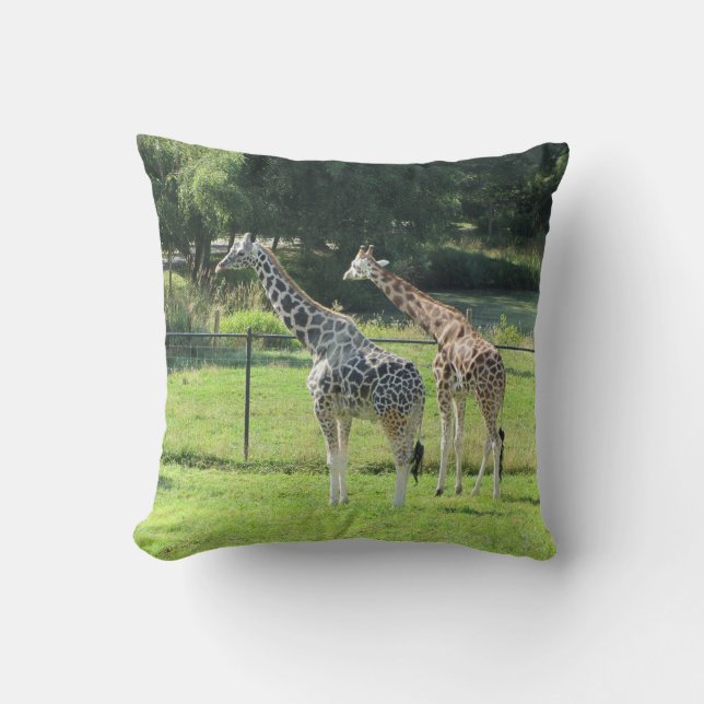 Paar giraffen kussen (Voorkant)