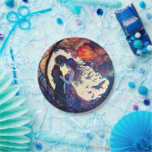 Paar Glas in lood Papieren Borden Papieren Bordje (Feest)