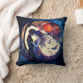 Paar Glas in lood Sierkussen (Deken)