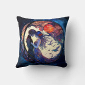 Paar Glas in lood Sierkussen (Achterkant)