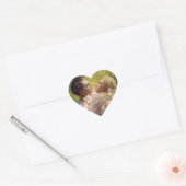 Paar Hart Sticker (Envelop)