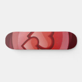 Paar Harten Skateboard (Horizontaal)
