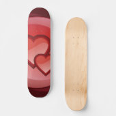 Paar Harten Skateboard (Voorkant)