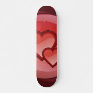 Paar Harten Skateboard