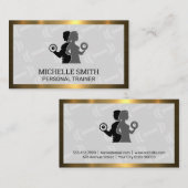 Paar-hefinstallatie | Dumbbell Pattern Visitekaartje (Voorkant / Achterkant)