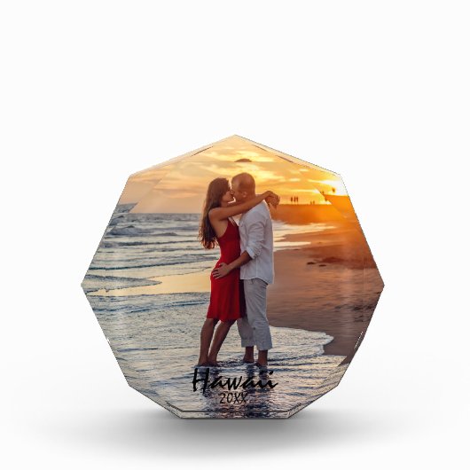 Paar Honeymoon Photo Block O Fotoblokken (Voorkant)