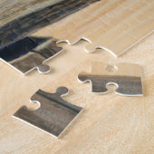 Paar houten eenden op nestkastje Acryl schilderij Legpuzzel (Zijkant)