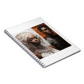 Paar in bruiloft kleding 2 Spiral Photo Notitieboe Notitieboek (Rechterzijde)