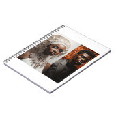 Paar in bruiloft kleding 2 Spiral Photo Notitieboe Notitieboek (Linkerzijde)