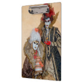 Paar in Carnival Costume, Venetië Klembord (Links)
