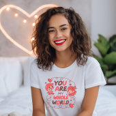 Paar in de liefde Valentijn T-shirt