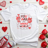 Paar in de liefde Valentijn T-shirt
