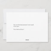 Paar in de liefde - Valentijnsdag Kaart (Achterkant)