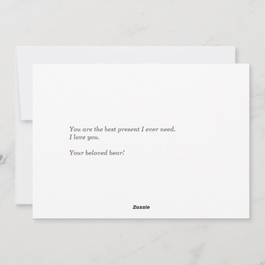 Paar in de liefde - Valentijnsdag Kaart (Achterkant)