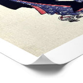 Paar in de sneeuw door Suzuki, Harunobu Poster (Hoek)