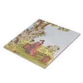 Paar in een Chinese tuin, van 'Ornaments of Chi' Tegeltje (Zijkant)