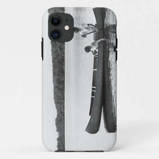 Paar in een kano Case-Mate iPhone case (Achterkant)