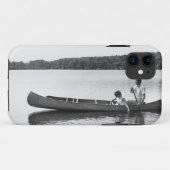 Paar in een kano Case-Mate iPhone case (Achterkant (horizontaal))