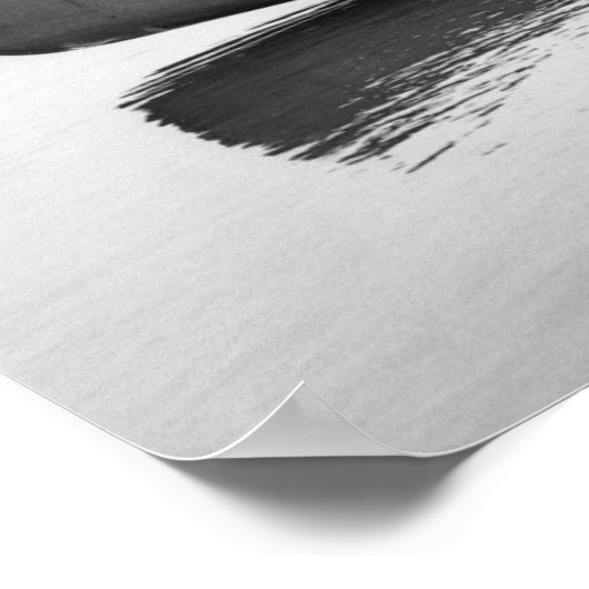 Paar in een kano poster (Hoek)