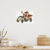  paar in het Poster van de Bloem van de Klok (Keuken)