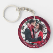 Paar in liefde foto Sleutelhanger (Voorkant)