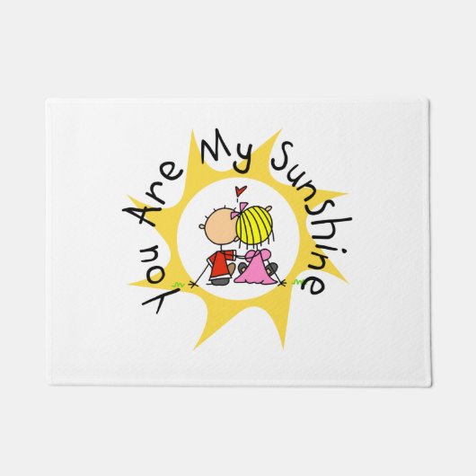 Paar in liefde Je bent mijn zonnige deurmat (Voorkant)