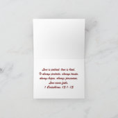 Paar in liefde. Merlot. Feestdagen Kaart (Binnen)