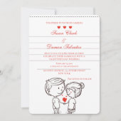 Paar in Liefde Valentijnse huwelijksdag Kaart (Voorkant)