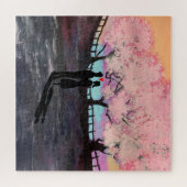 Paar in liefde, vierkante puzzel (Horizontaal)