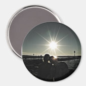 Paar in Love Cape Cod Photo Magnet (Voorkant / Achterkant)