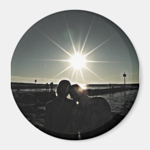 Paar in Love Cape Cod Photo Magnet