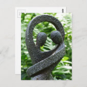 Paar in paren briefkaart (Voorkant / Achterkant)