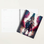 Paar in Parijs bij de Eiffeltoren tijdens de herfs Planner (Display)