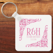Paar Initiaal Sleutelhanger (Voorkant)