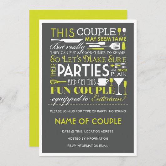 Paar Kaart (Voorkant / Achterkant)