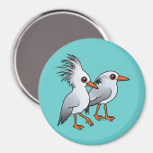 Paar Kagu Magneet (Voorkant / Achterkant)