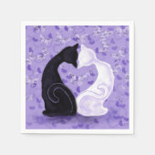 Paar kat servetten (Voorkant)