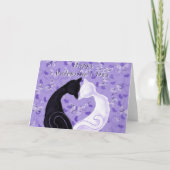 Paar Kat Valentijnsdag Kaart (Voorkant)