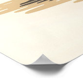 Paar katten verliefd op bloemenhart poster (Hoek)