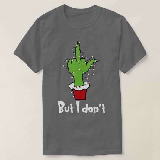 Paar Kerstmis Maar ik niet bijpassende paren Kerst T-shirt (Design voorkant)