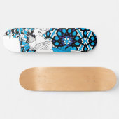 Paar Kiss met Keren Richter Skateboard (Horizontaal)