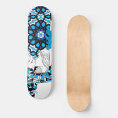 Paar Kiss met Keren Richter Skateboard (Voorkant)